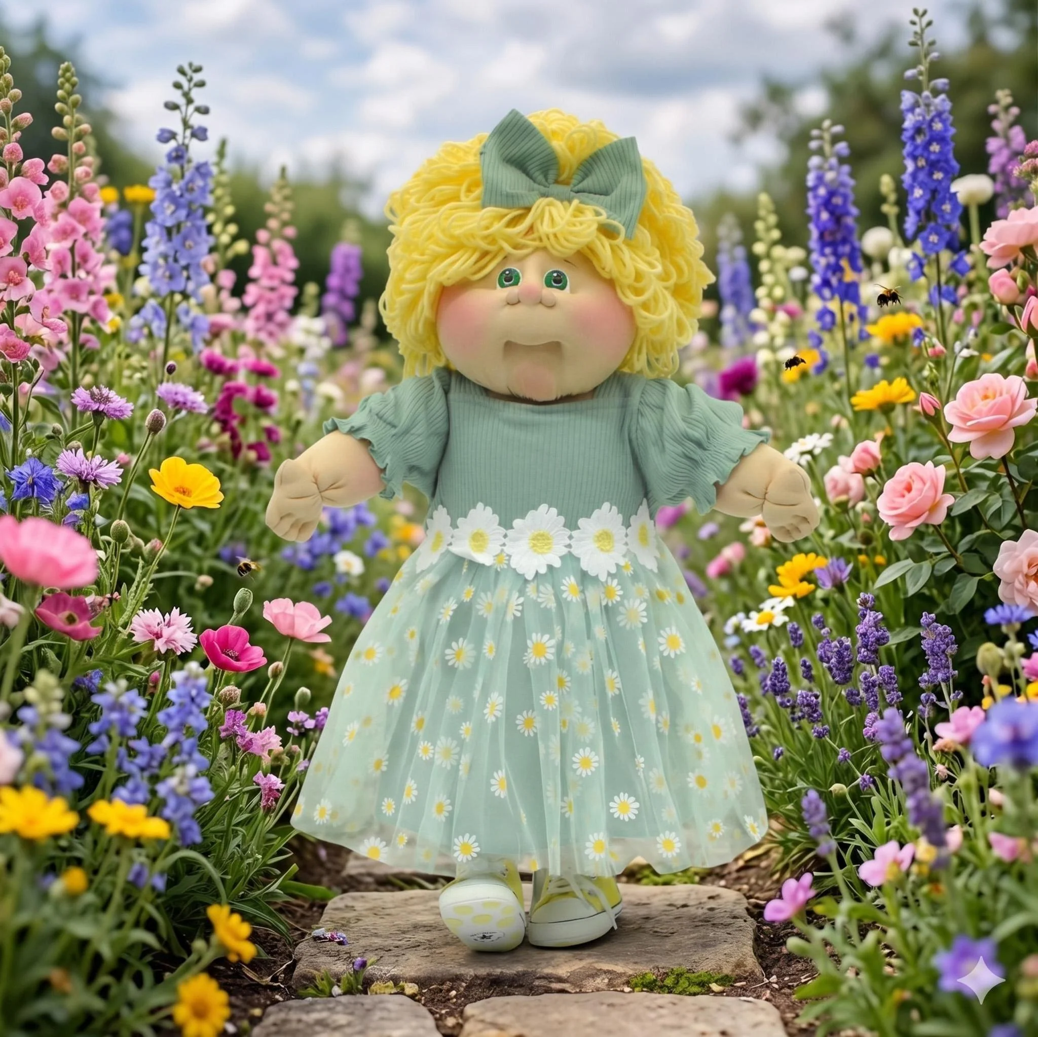 Hand-stitched Cabbage Patch Kids